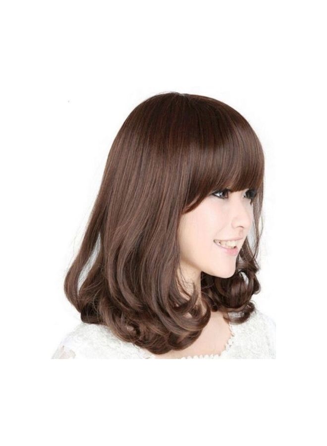 NIBEMINENT Pear Head Short Wig Brown  - Image 2