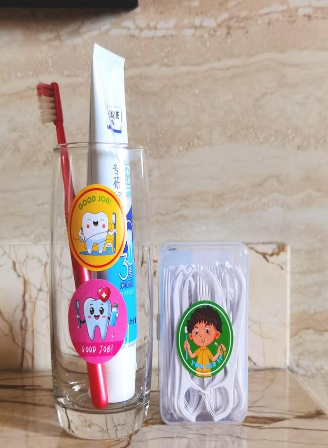 Airgoesin 1000pcs 1.5 inch Tooth Stickers Reward Cute Stickers Dental Reward Gift, Prizes and Giveaways for Teacher Reward School Supplies Incentives Cartoon Party Favor Sticker (16 Styles) - Image 5