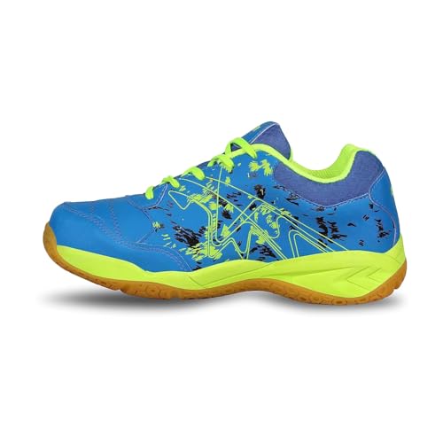 Aivin Breeze Men’s Badminton Shoes (Non-Marking) I Lightweight & Durable Indoor Sports Shoes for Squash, Table Tennis Blue - Image 1