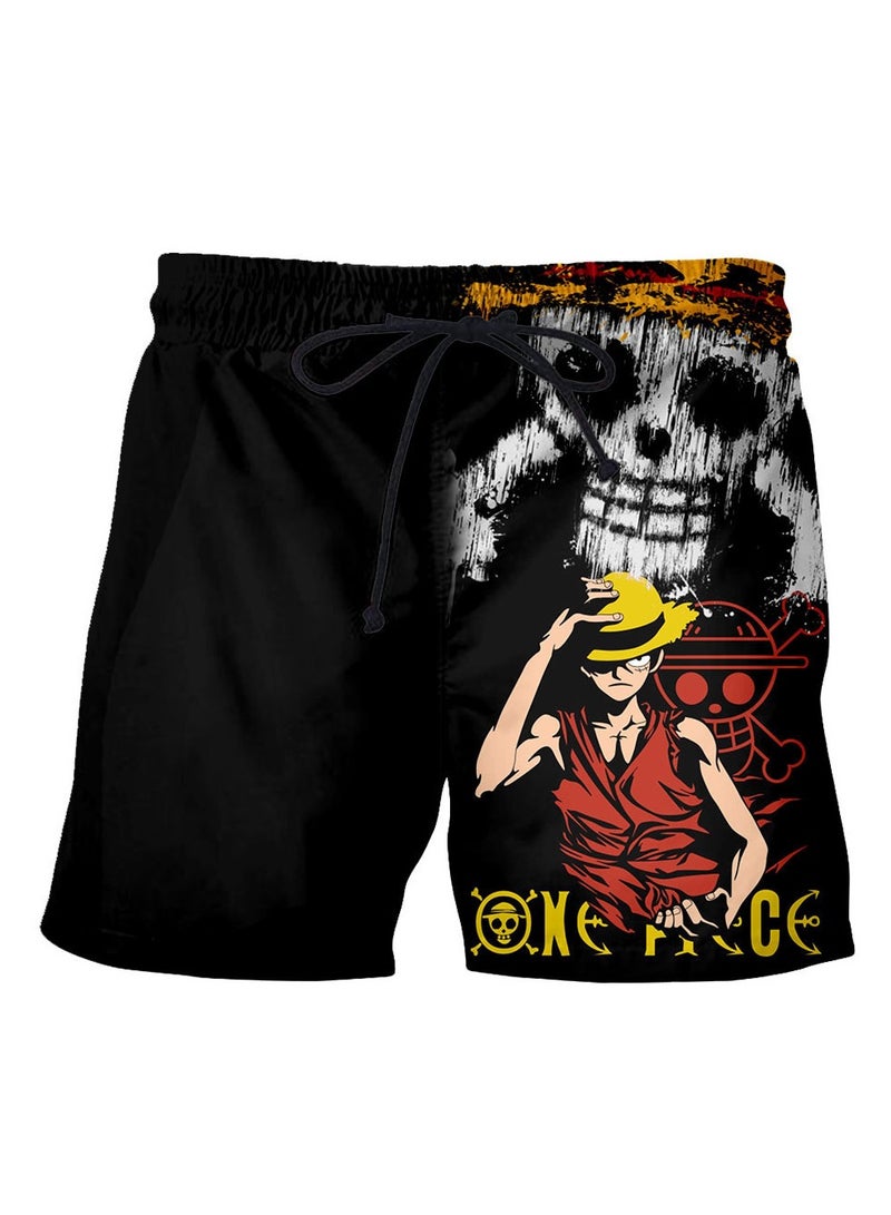 KUYING Summer One Piece Loose Home Five Guarter Shorts  - Image 1