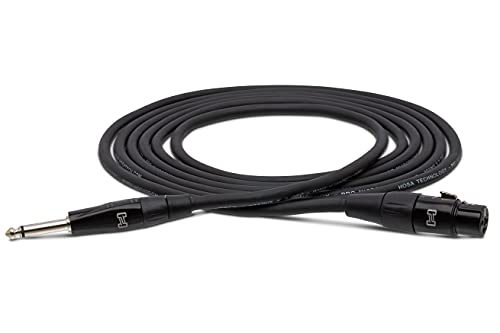 Hosa HMIC005HZ Pro Microphone Cable REAN XLR3F to 14 TS 5 Feet - Image 1