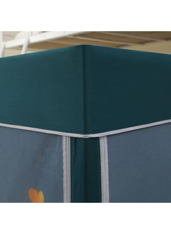 Bluejw Factory Direct Anti-mosquito Shading Dual-purpose Single Student Dormitory Bed Bed Bed Curtain Fully Enclosed Mosquito Net - Image 4