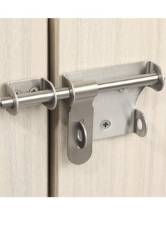 Y&D Gate Latch Bolt Lock, Locks for Wooden Gates Garden Shed Locks, 6-Inch Stainless Steel Brushed Finished  - Image 2