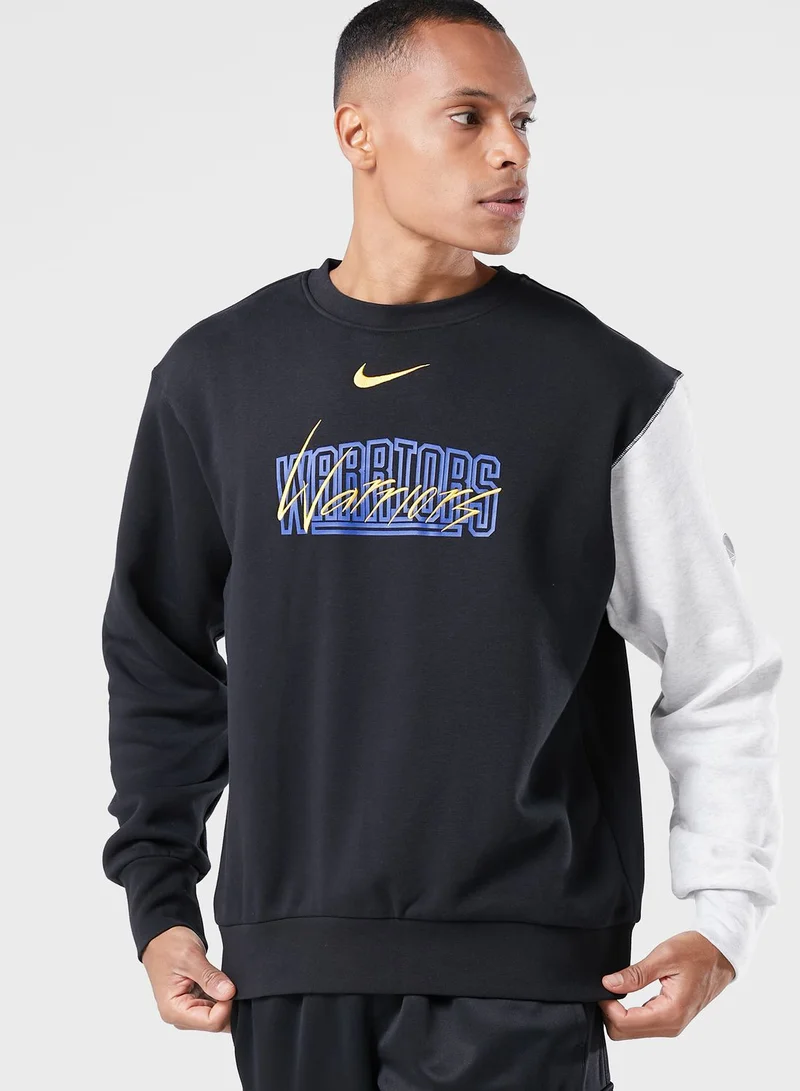 Nike Golden State Warriors Graphic Fleece Sweatshirt