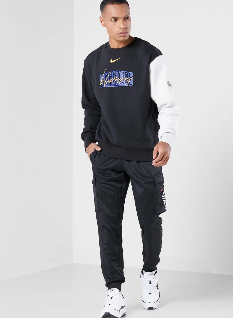 Nike Golden State Warriors Graphic Fleece Sweatshirt