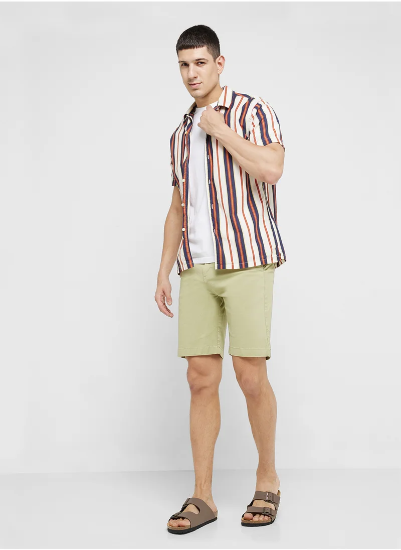 Robert Wood Pocket Detail Essential Shorts