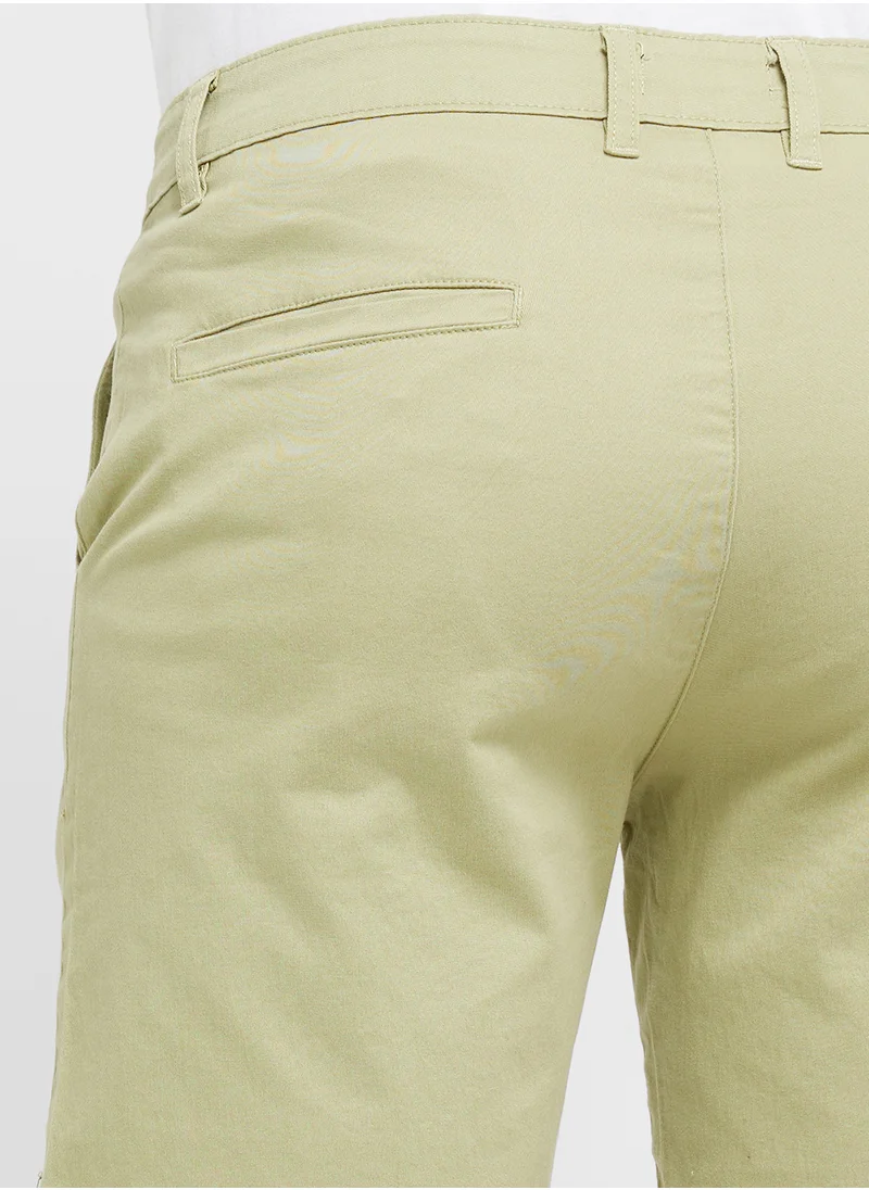 Robert Wood Pocket Detail Essential Shorts