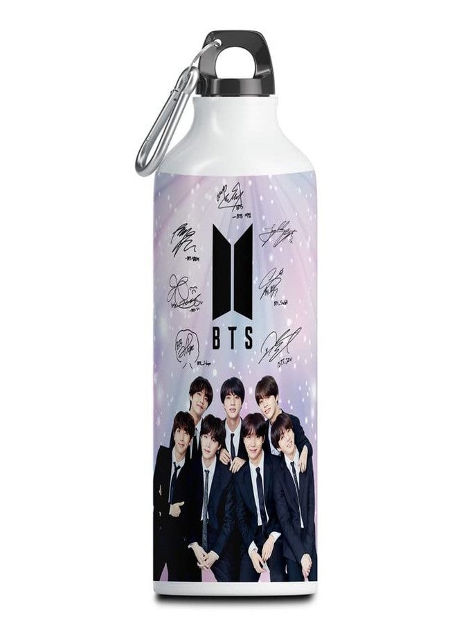 TrendoPrint كوب قهوة مطبوع عليه شعار BTS من تريندو برينت، سعة 350 مل، مع زجاجة ماء بسعة 600 مل مزودة بفوهة للشرب، هدية مثالية للبنات والأولاد والأطفال والنساء والرجال والأصدقاء والأحباب. - Image 5