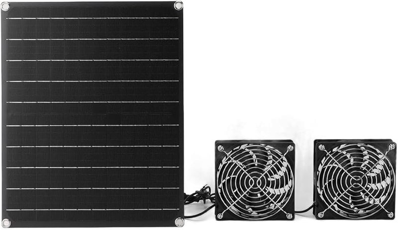 15W 12V Solar Exhaust Fan IPX7 Waterproof For Chicken Coop Greenhouse Pet House Ventilation - Image 5