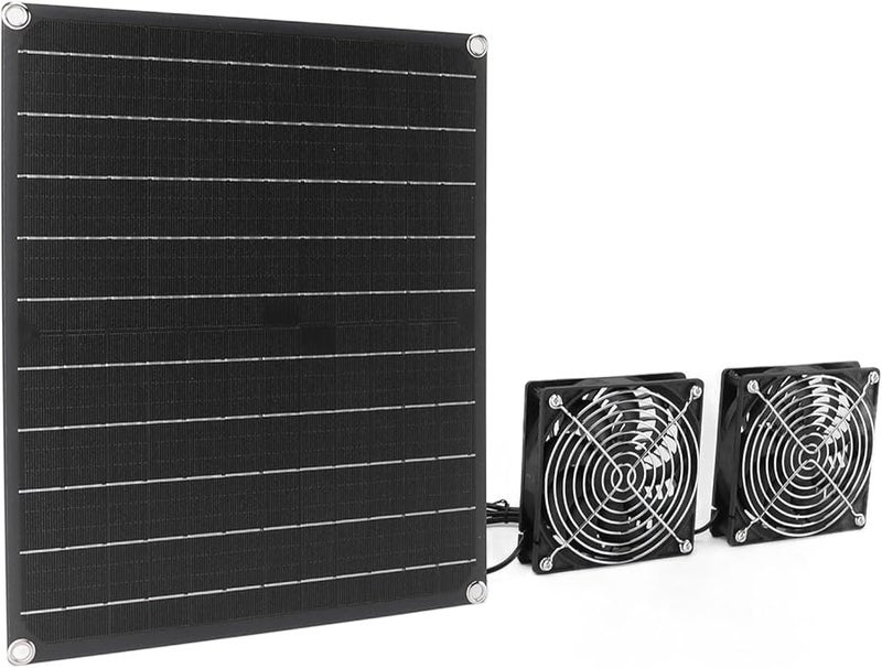 15W 12V Solar Exhaust Fan IPX7 Waterproof For Chicken Coop Greenhouse Pet House Ventilation - Image 3