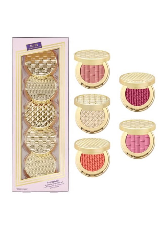 Tarte Cosmetics Tarte Stay Golden Amazonian Clay Cheek Palette (Pink & Coral) - Image 1