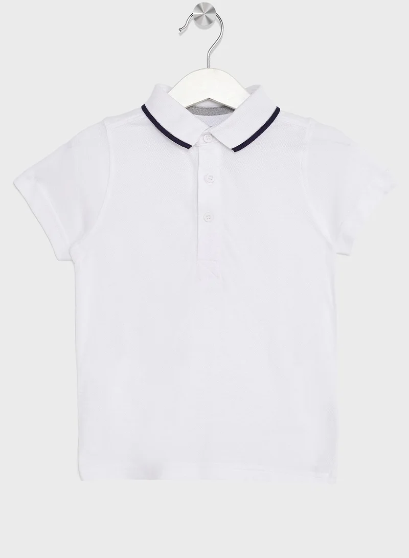 mothercare Kids 3 Pack Assorted Polo