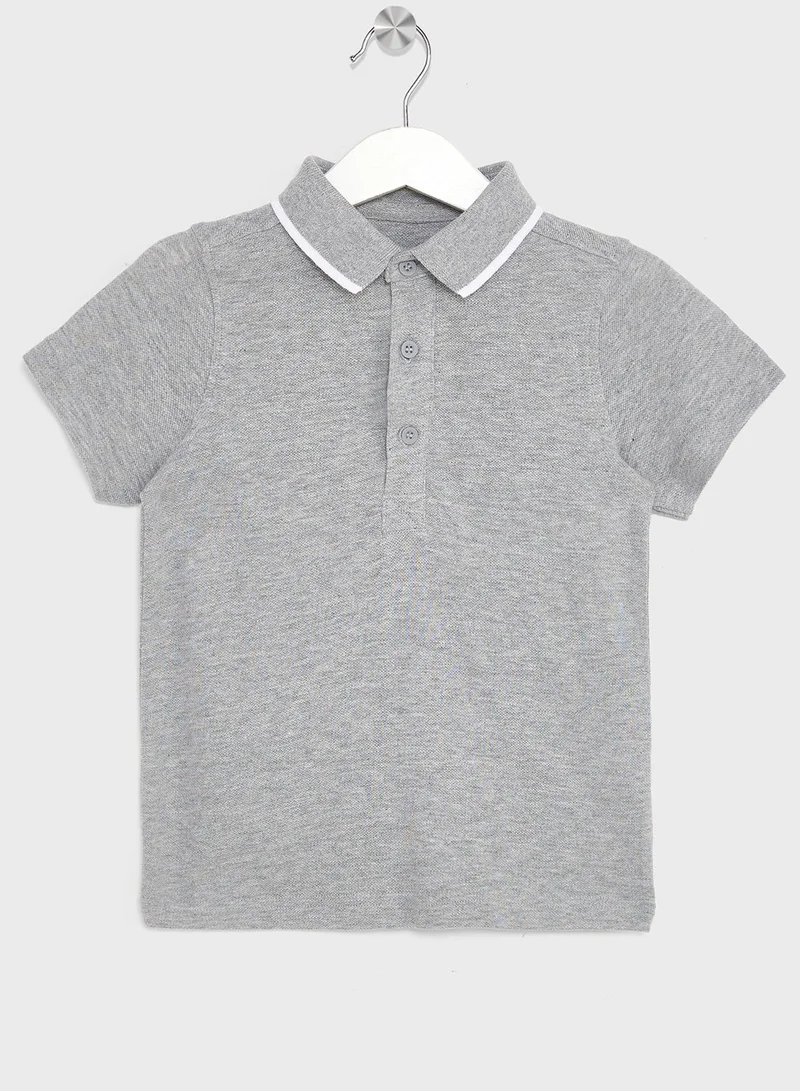 mothercare Kids 3 Pack Assorted Polo