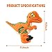 TCBunny Baby Dinosaur 12 Bedtime Stuffed Animal Plush Toy Kids Gifts for Boys Girls Birthday Valentine Christmas Veliciraptor Orange - Image 4