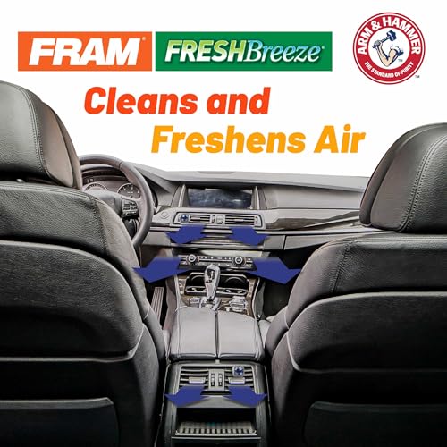 FRAM Fresh Breeze Cabin Air Filter Replacement for Car Passenger Compartment w/ Arm and Hammer Baking Soda, Easy Install, CF11921 for Select Mazda Vehicles - Image 5