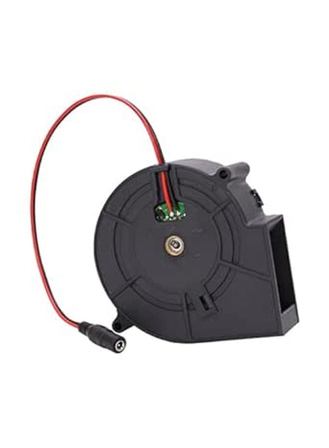 97x33mm 12V Heavy Duty Centrifugal Cooling Fan 5500RPM Twin Bearing For Grill PC Case Waste Oil Heater - Image 1