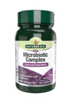 Natures Aid Probiotic Complex (With Bifidus And Fos) 60's Vegetable Capsules 