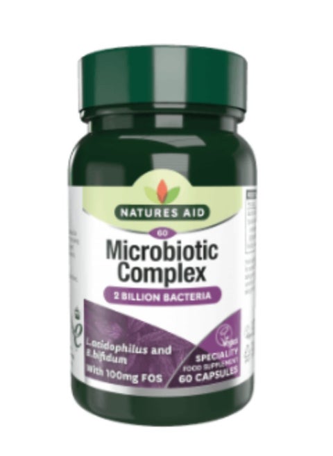 Probiotic Complex (With Bifidus And Fos) 60's Vegetable Capsules