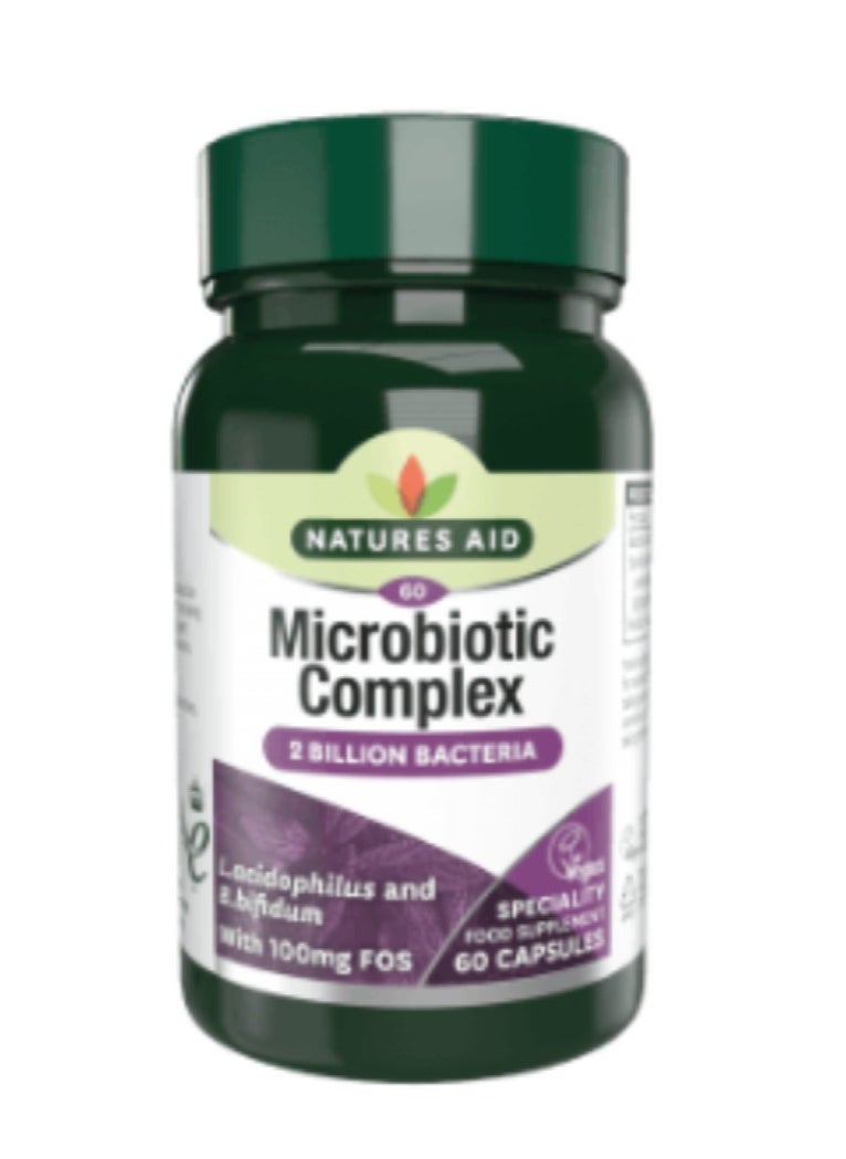 Probiotic Complex (With Bifidus And Fos) 60's Vegetable Capsules