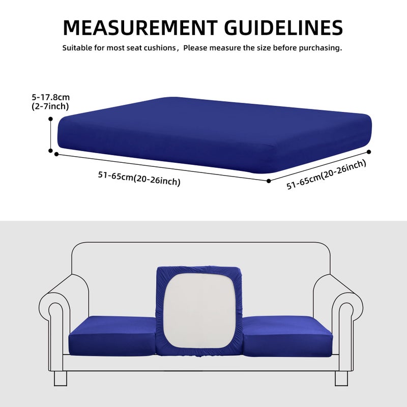 SUKAIKEQA Outdoor Cushion Covers Set,8PCS Waterproof Patio Furniture Couch Seat Slipcovers, Replacement for Sofa Sectional Chair(Coverï¼ŒOnly) - Image 2