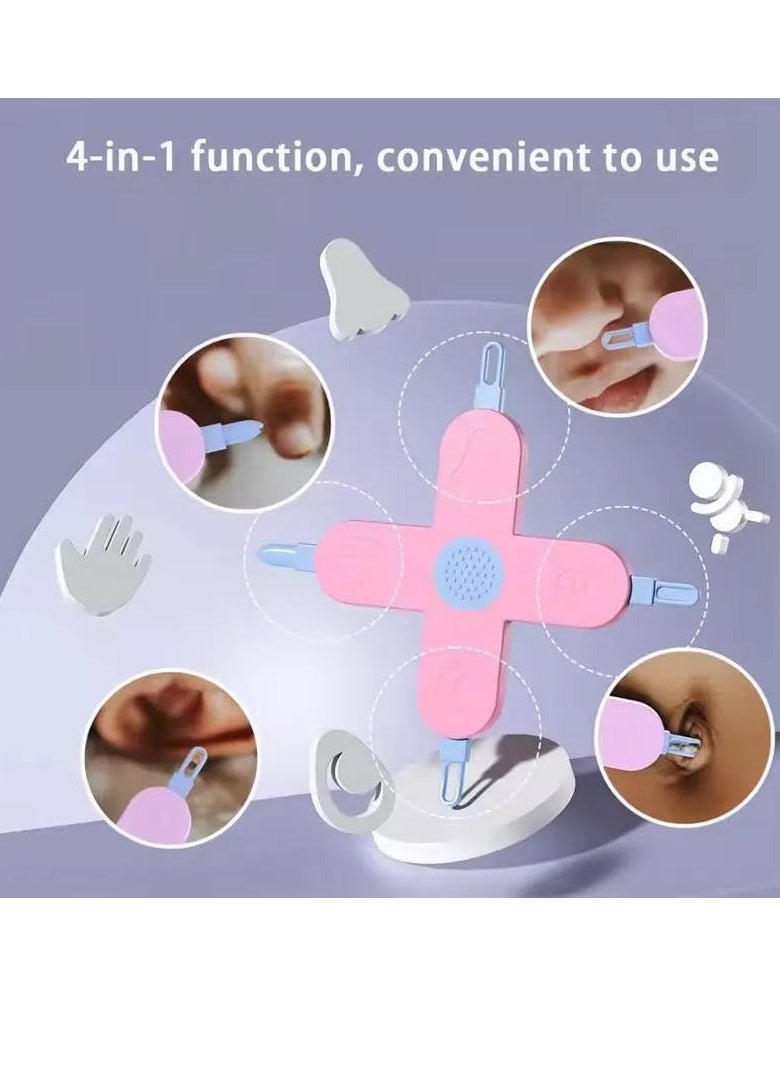 Bukela 4-in-1 Baby Care Tool, 4-in-1 Nose and Ear Cleaner, Nose, Nail, Nose and Ear Gadget, Safe Ear Wax Removal Tool for babies  - Image 4