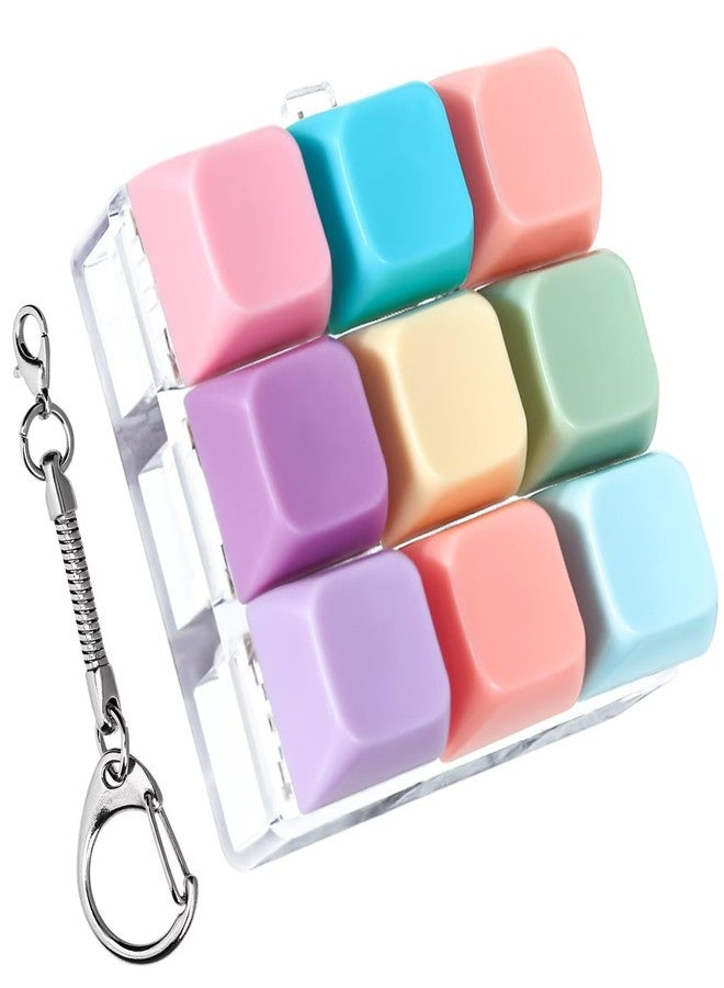 DEARIDAP Keyboard Fidget Toy, Keyboard Clicker Keychain, Anxiety & Stress Reliever Autism Toy, Push Bubble Sensory Fidget Toys for Kids Adults to Relief Pass Time - Image 1