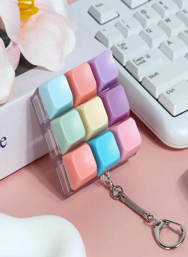 DEARIDAP Keyboard Fidget Toy, Keyboard Clicker Keychain, Anxiety & Stress Reliever Autism Toy, Push Bubble Sensory Fidget Toys for Kids Adults to Relief Pass Time - Image 3