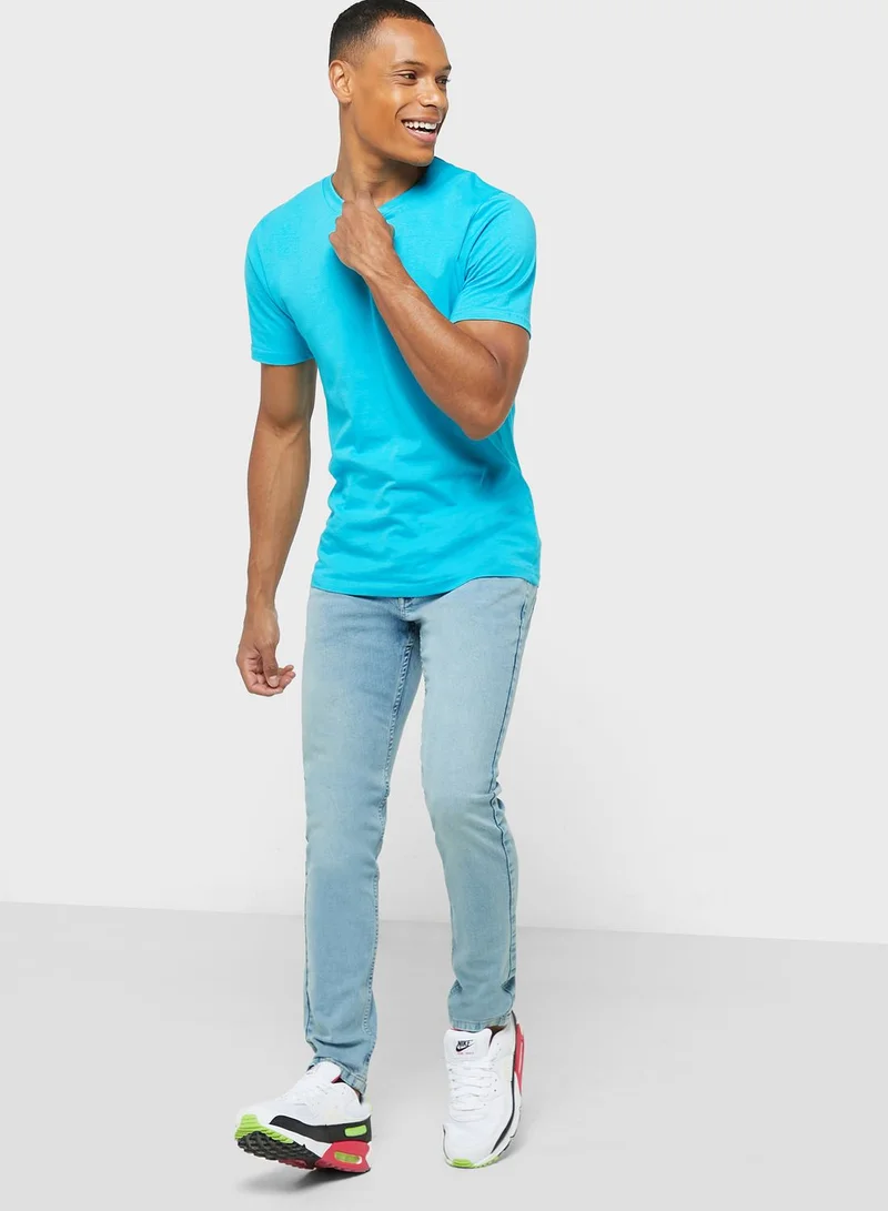 Seventy Five Washed Pocket Jeans
