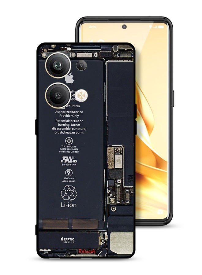 Tolwak Oppo Reno9 Pro Plus 5G Protective Case Cover Phone Circuit Pattern - Image 1