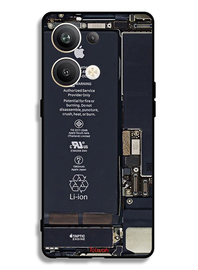 Tolwak Oppo Reno9 Pro Plus 5G Protective Case Cover Phone Circuit Pattern - Image 2