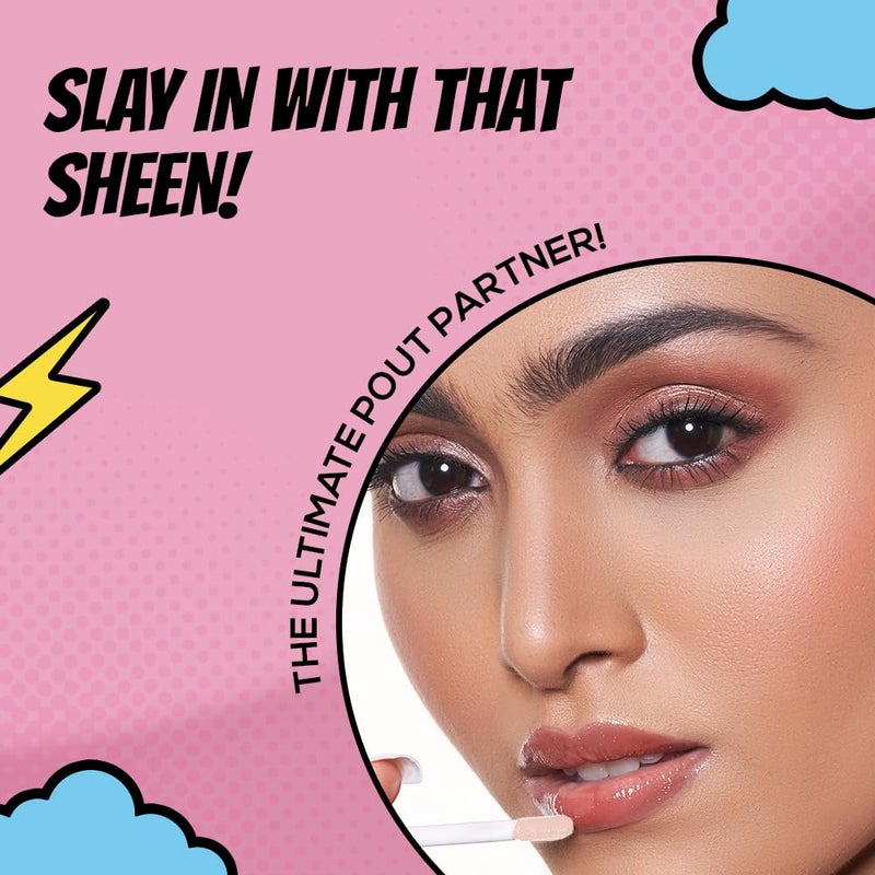Renee RENNE Everyday Quick Gloss Clear Drama Supple Glossy Lips For Long Lasting Hydration Lightweight NonSticky Formula with Subtle Tint Shea Butter Vitamin E Infused  - Image 4