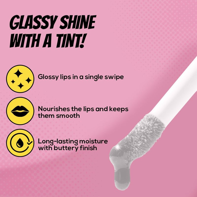 Renee RENNE Everyday Quick Gloss Clear Drama Supple Glossy Lips For Long Lasting Hydration Lightweight NonSticky Formula with Subtle Tint Shea Butter Vitamin E Infused  - Image 3