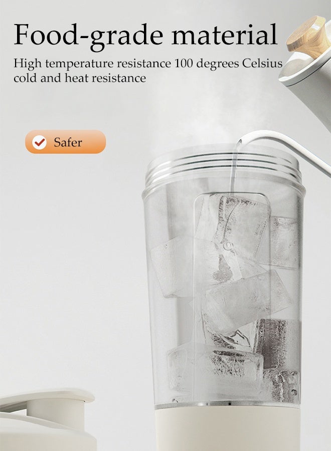 DUNISO Electric Mixing Cup Premium Electric Protein Shaker Bottle Rechargeable Auto Magnetic Mug Self Stirring Coffee Mug Rotating Home Office Travel Stirring Cup Portable Powder Shake Cup for Protein, Coffee, Milkshake,Oatmeal - Image 2