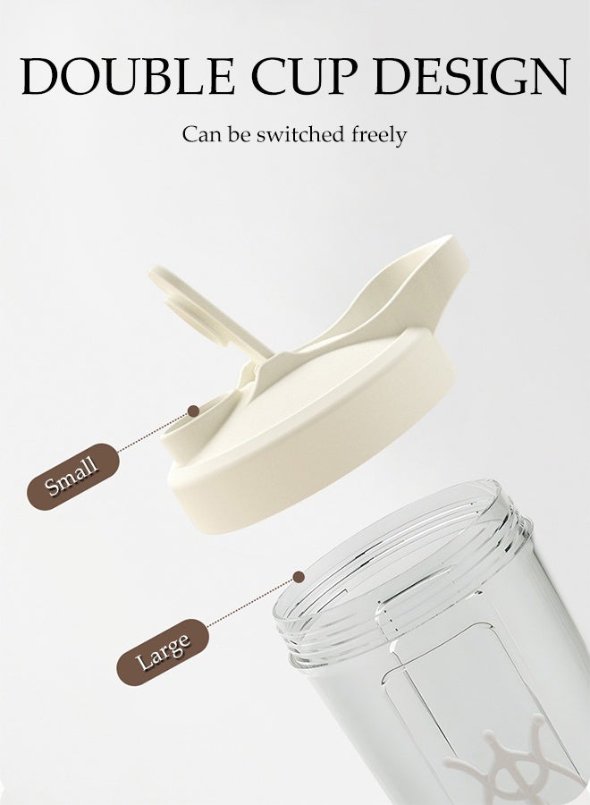 DUNISO Electric Mixing Cup Premium Electric Protein Shaker Bottle Rechargeable Auto Magnetic Mug Self Stirring Coffee Mug Rotating Home Office Travel Stirring Cup Portable Powder Shake Cup for Protein, Coffee, Milkshake,Oatmeal - Image 5