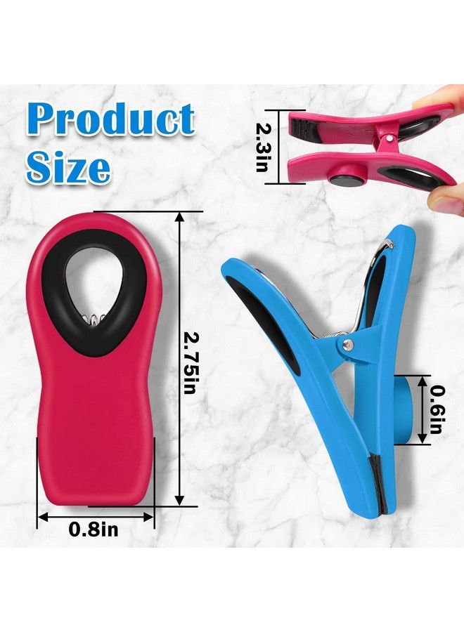 Grtard 10 Pack Magnetic Chip Clips Bag Clips Food Clips Plastic Bag Clips For Chips Clips For Food Packages Kitchen Clips With Magnet For Snack Bags And Food Bags - Image 5