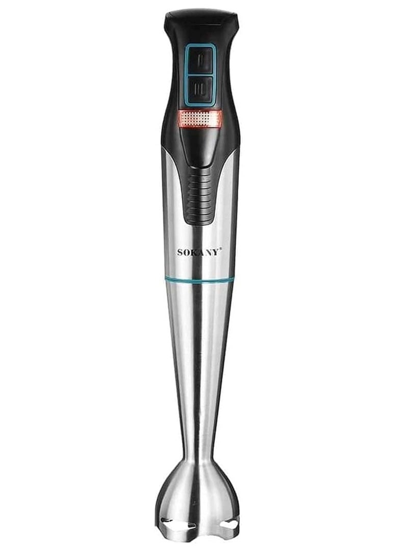 sokany Sokany sk-758  electric hand blender stainless steel + cup 1200 watt - with ice crushing blades - copper motor - Image 3