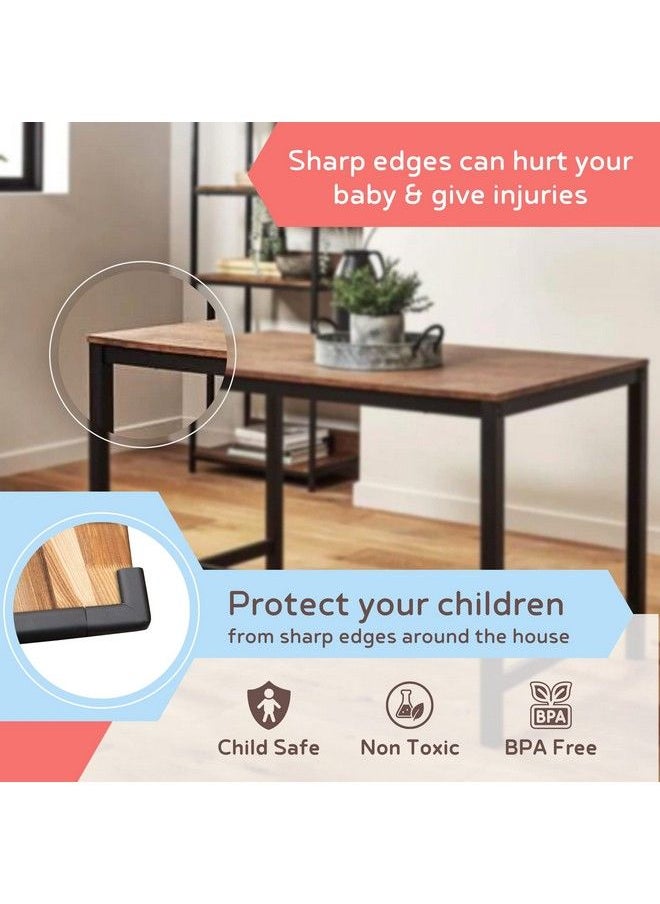 BABYSAFEHOUSE - Pretaped Furniture Edge Guard And Corner Protector6.5Ft Edge + 4 Corner Guards (Black Color) For Baby Proofing & Child Safety - Image 1