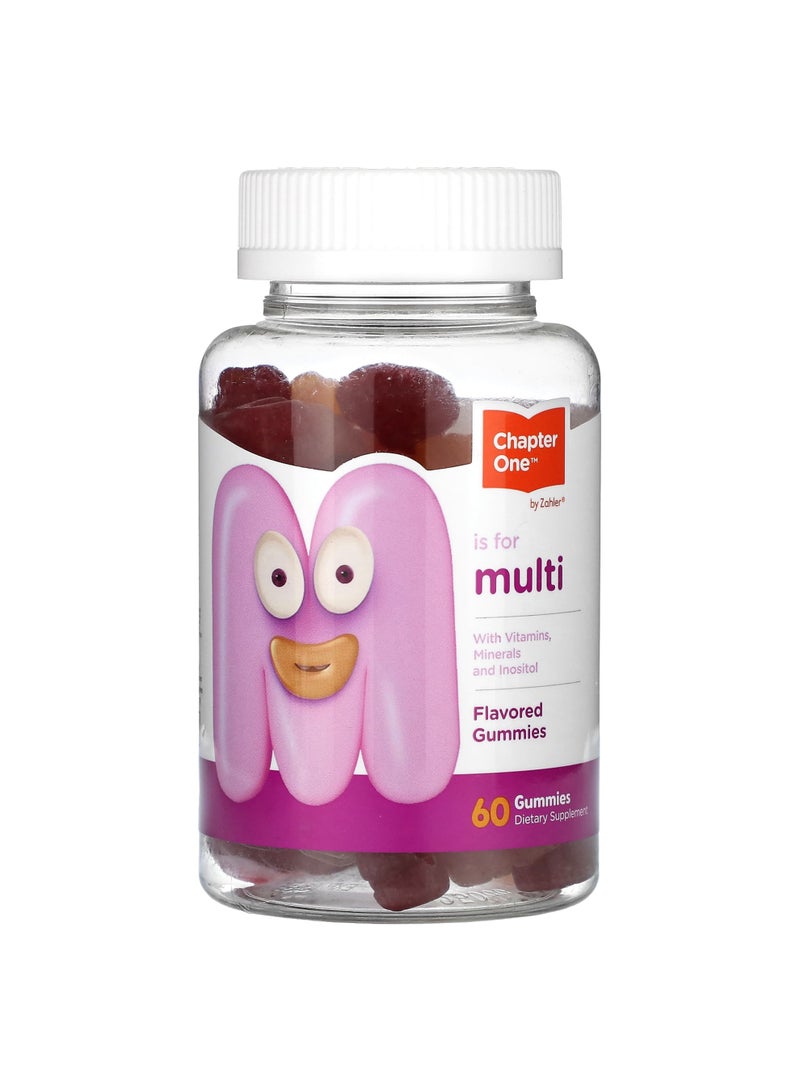M Is For Multi, Flavored, 60 Gummies