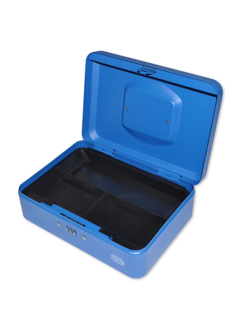 FIS Cash Box with Number Lock 10 Inch, Matt Finish Blue Color - FSCPTS0027BL - Image 2