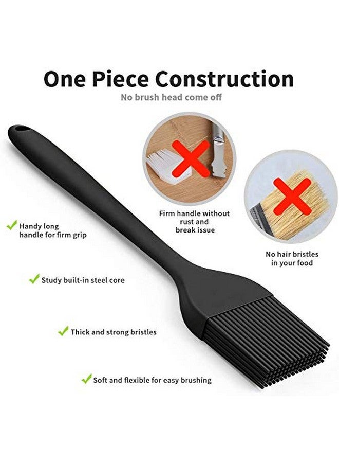 P-Plus International Silicone Pack of 1 8 Inch Basting Brush with Silicone Bristles for Oil Kitchen Oil for Dosa Tawa Pastry - Image 3