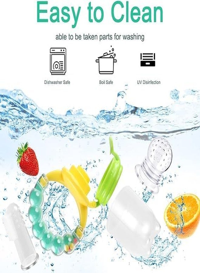 Same As Shown Baby Care Products (Infant||New Born Baby) (Rattle Fruit Feeder) 1Pcs Fresh Food Nibbler Baby Pacifiers Feeder Kids Fruit Feeder Nipples Feeding Safe Baby Supplies Nipple Teat Pacifier Bottles - Image 3