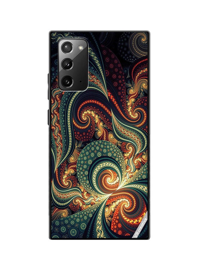 VR CREATIVE Protective Case Cover For Samsung Galaxy Note20 5G Pastel Green Design Multicolour - Image 1