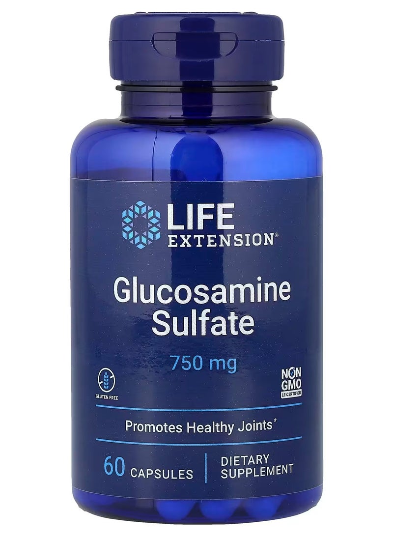 لايف إكستنشن، كبريتات الجلوكوزامين، 60 كبسولة - Image 1