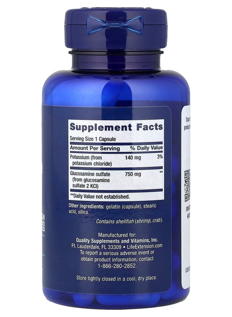 لايف إكستنشن، كبريتات الجلوكوزامين، 60 كبسولة - Image 2