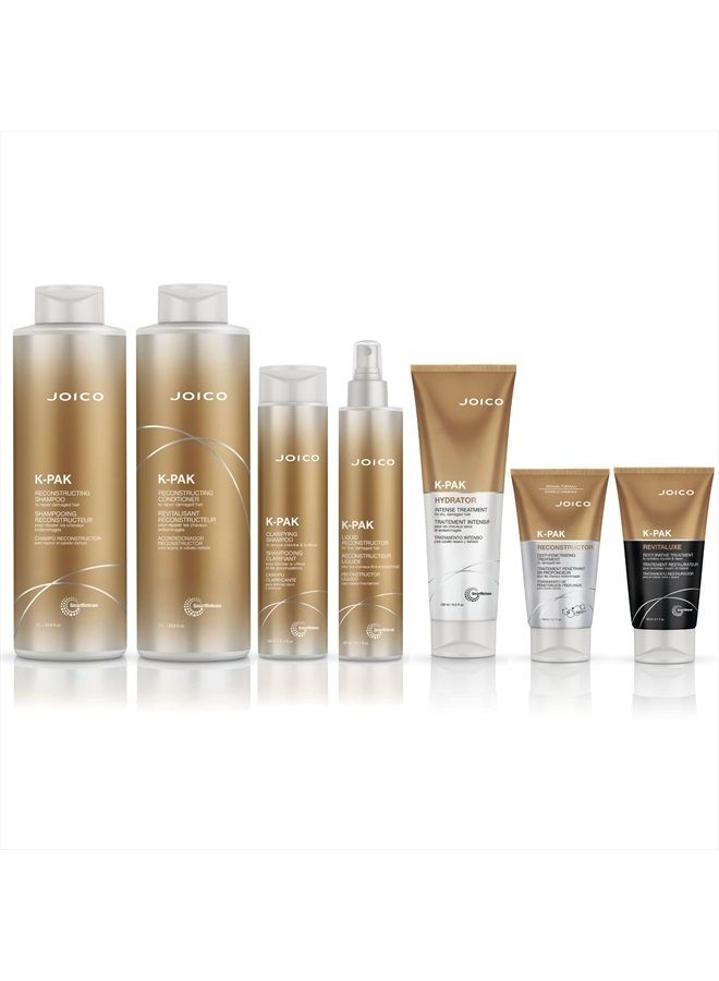 JOICO K-PAK Daily Reconstructing Shampoo | For Damaged Hair | Repair & Prevent Breakage | Boost Shine | With Keratin & Guajava Fruit Extract | 33.8 Fl Oz - Image 4