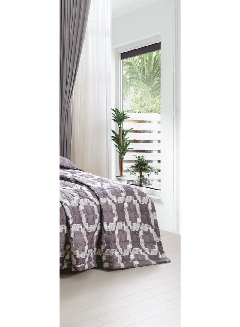 مون طقم لحاف نفرين مضغوط مشجر 6 قطع مقاس اللحاف 240x220 سم - Image 4