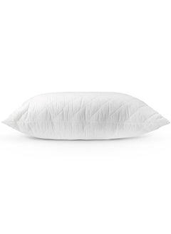 Hotel Linen Klub Hotel Linen Klub  1PC Quilted Pillow Queen (50 x75cm)- Outer Cover : 90GSM Microfiber Supersoft Fabric Filling:  650grams Soft Fiber  Diamond Quilt Pattern  - Image 1