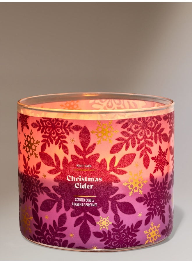 Bath & Body Works Christmas Cider 3-Wick Candle 