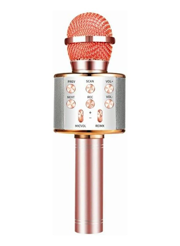 4 in 1 Karaoke Wireless Microphone with LED Lights, Portable Microphone for Kids, Great Gifts Toys for Kids, Girls, Boys and Adults  - Image 1