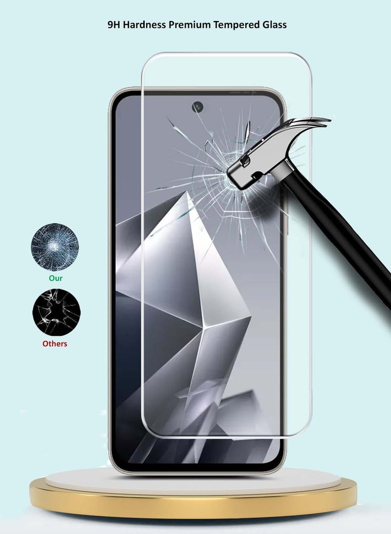 GMAX Infinix Note 50x 5G 2025 GMAX Premium Series Curved Edges 9H 2.5D Tempered Glass Screen Protector - Clear - Image 3
